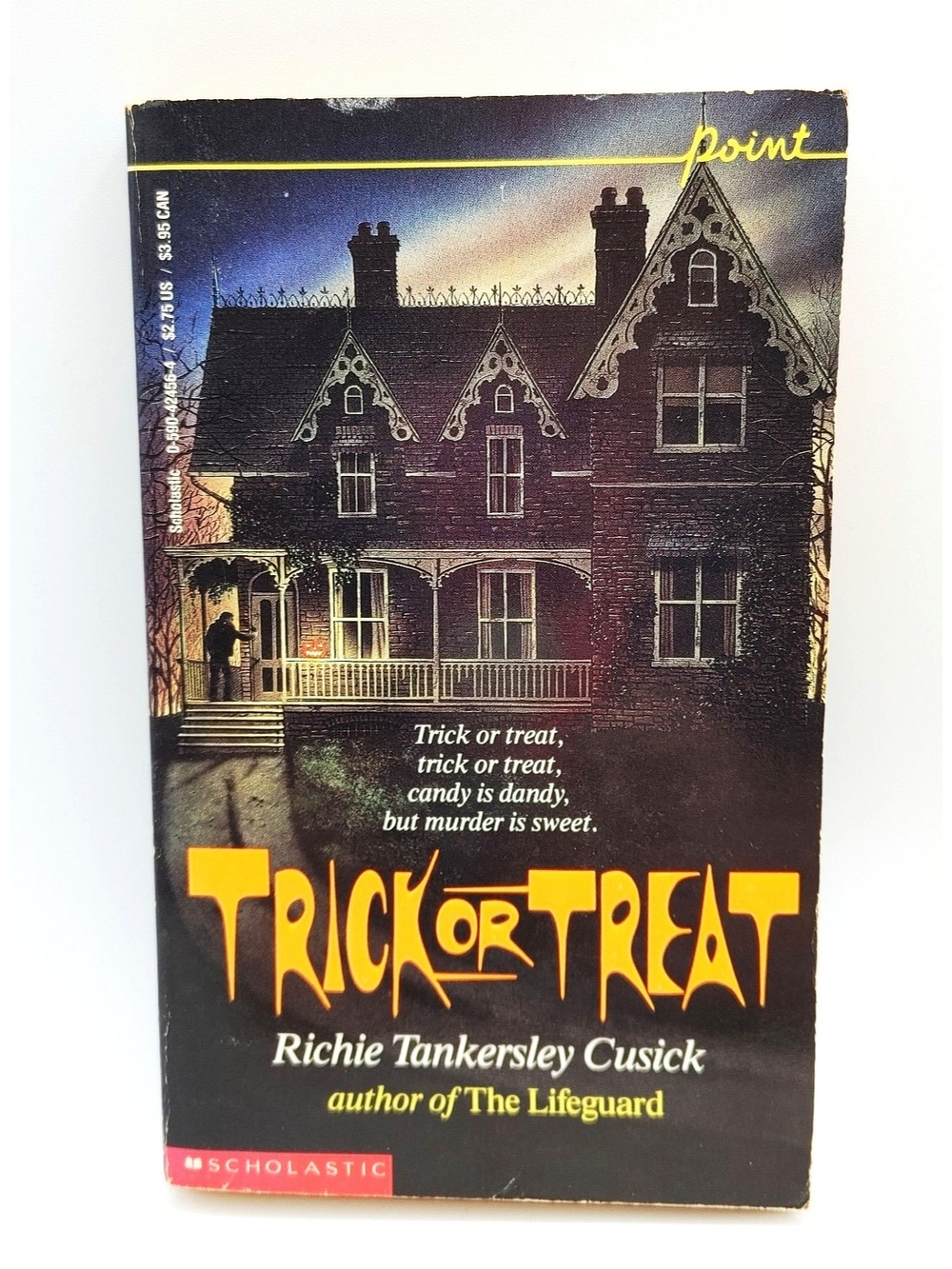 Trick or Treat vintage YA Horror Book Richie Tankersley Cusick 1st Ed/Print 1989